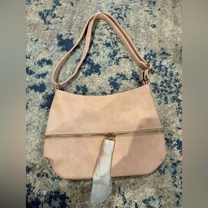 Elegant Pink Crossbody Bag